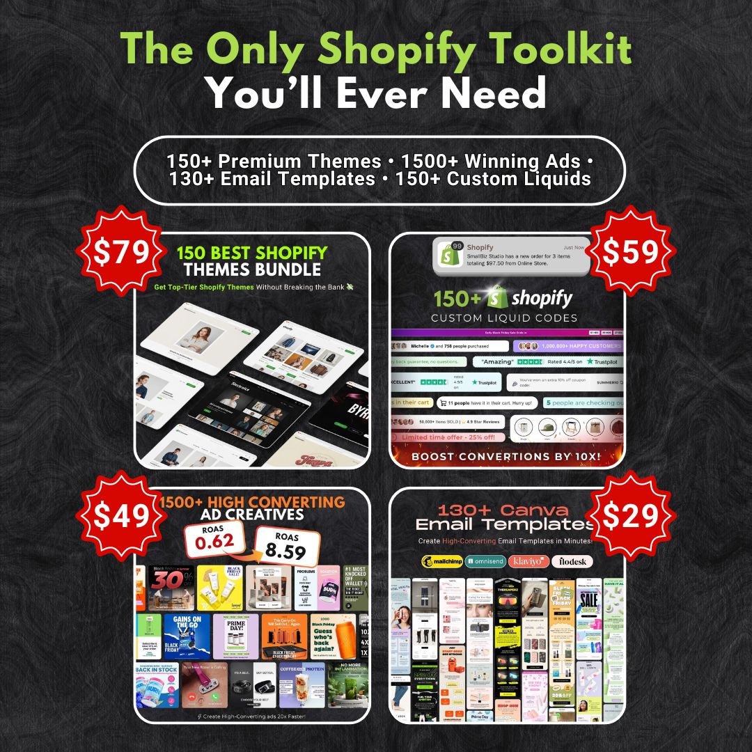 The Ultimate Shopify Hustler Bundle — 2,000+ Premium Tools for Winning Stores