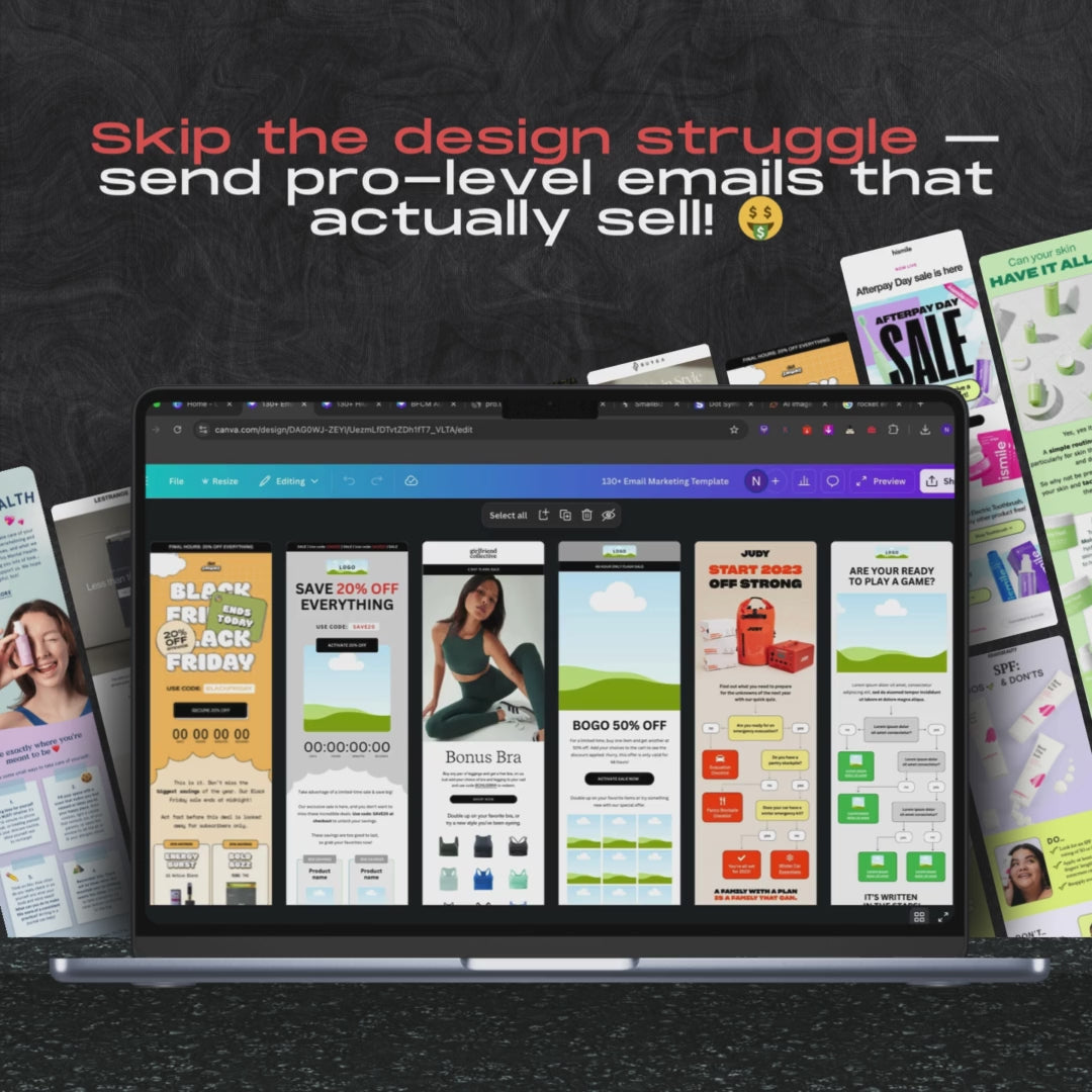 130+ Canva Email Marketing Templates | High-Converting & Easy to Edit