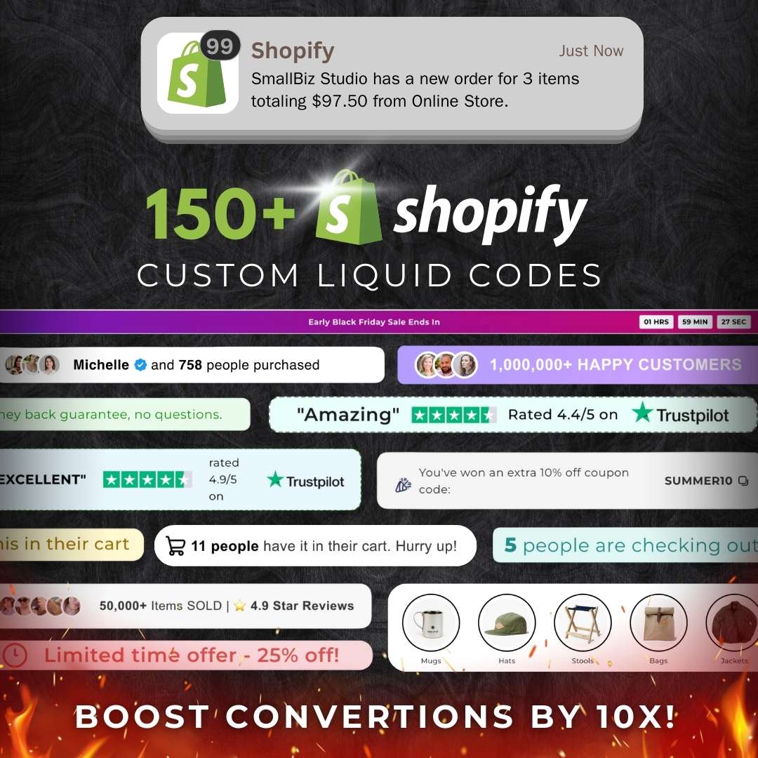 150+ Shopify Custom Liquid Codes | Section Store