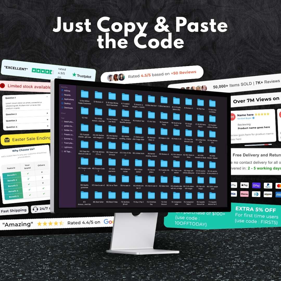 150+ Shopify Custom Liquid Codes | Section Store