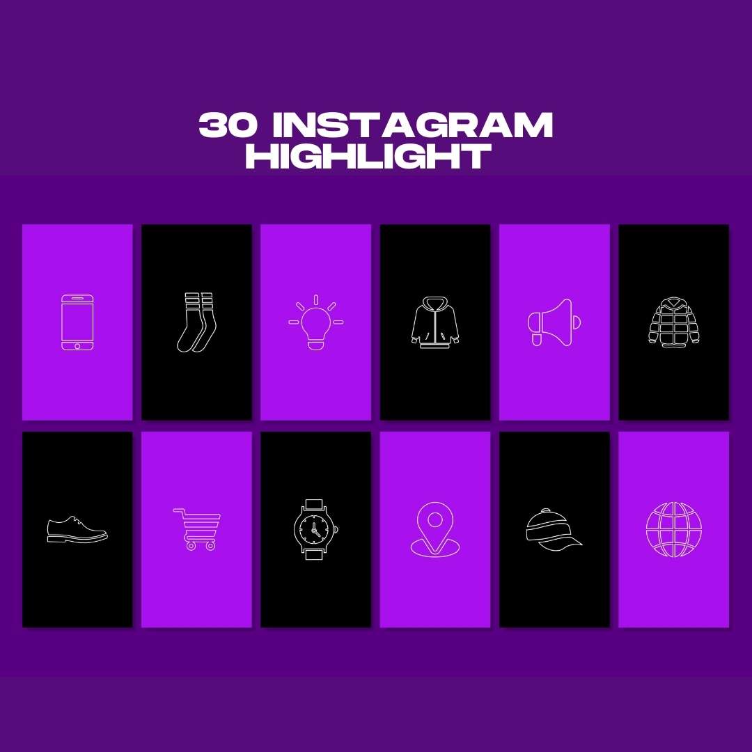 120 Fashion Purple Instagram Post - Social Media Canva Template