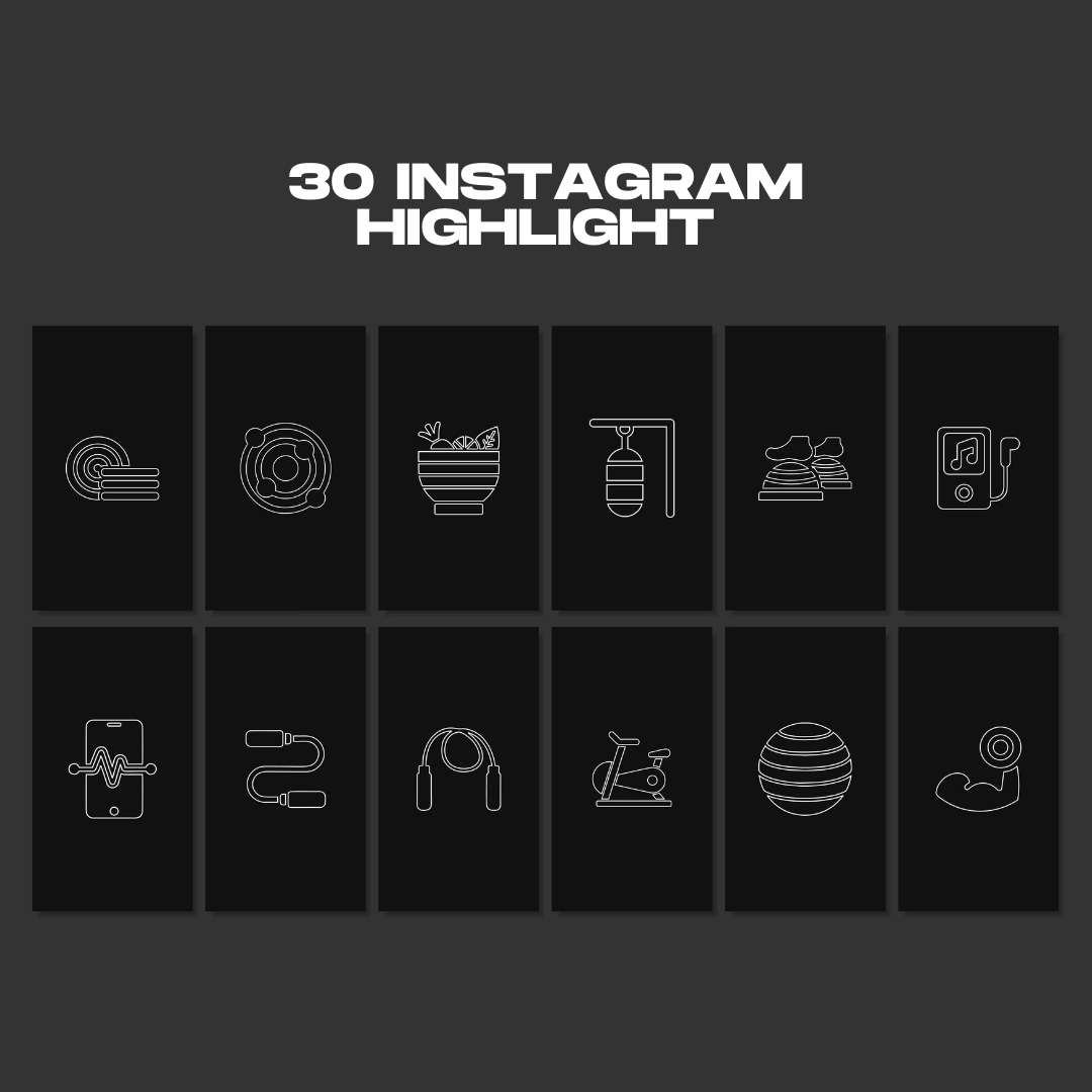 120 Fitness Black Red Instagram Post - Social Media Canva Template