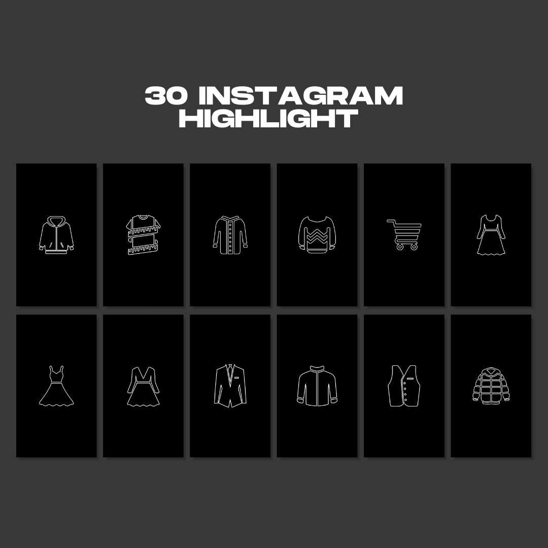 120 Fashion Black Instagram Post - Social Media Canva Template