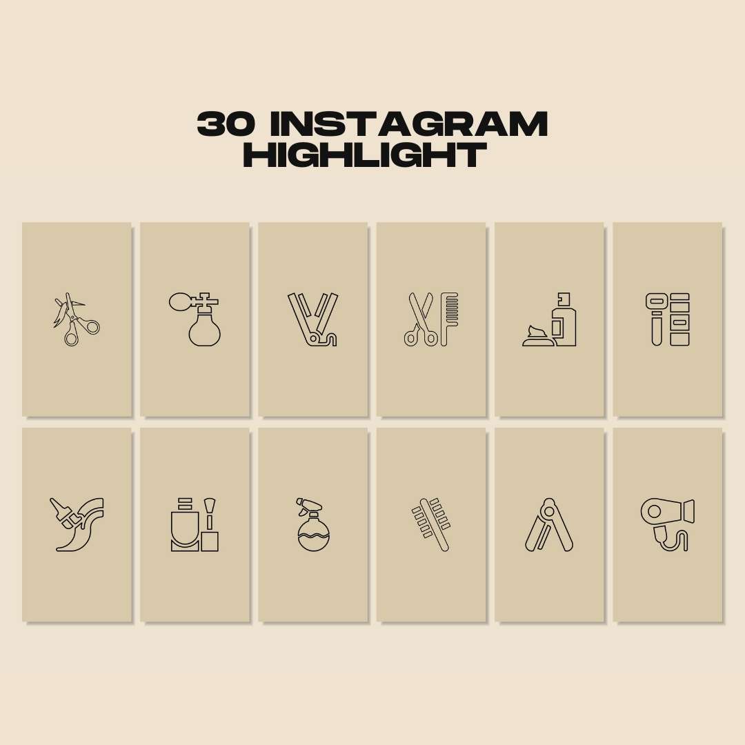 120 Hairstylish Green Instagram Post - Social Media Canva Template
