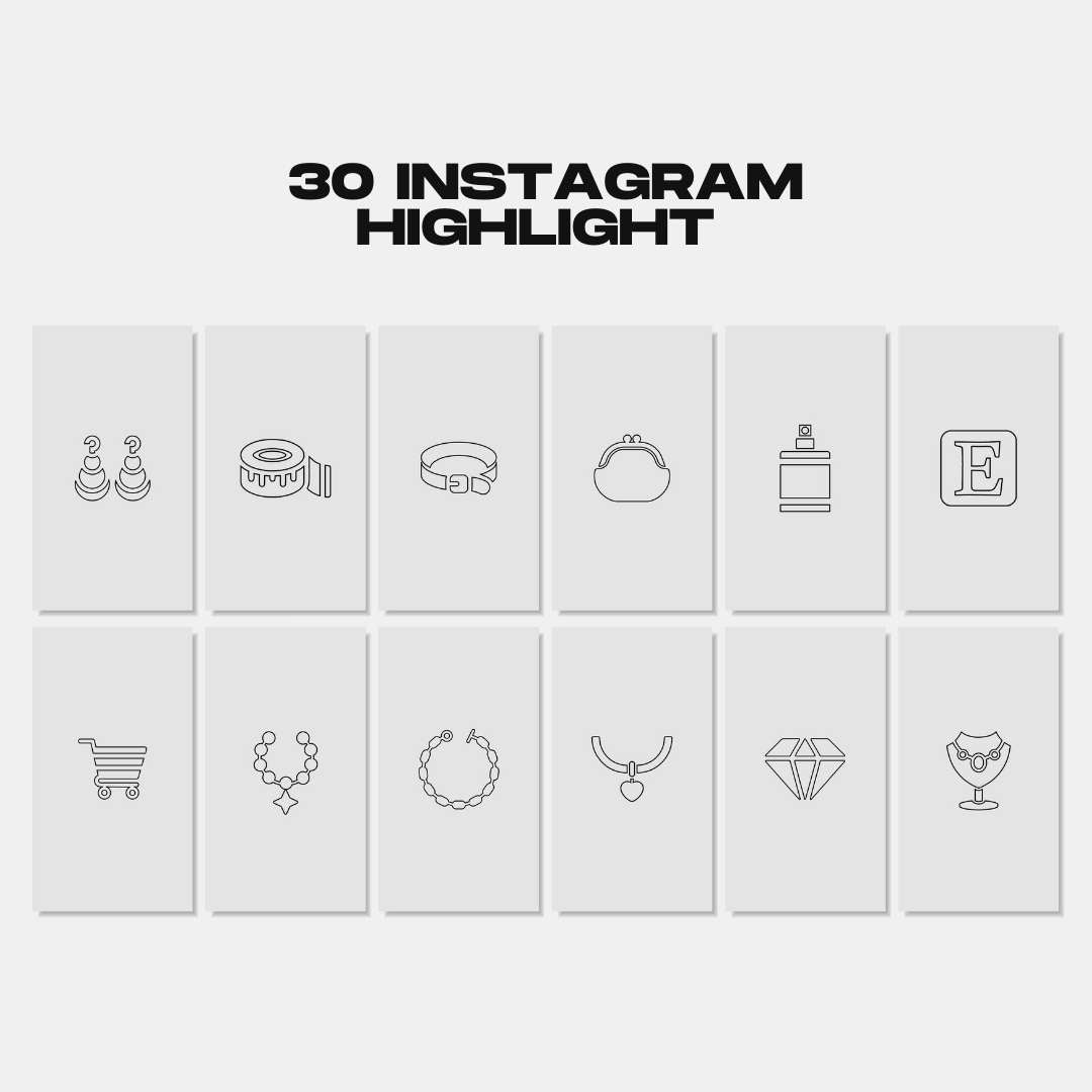 120 Jewelry Soft Grey Instagram Post - Social Media Canva Template
