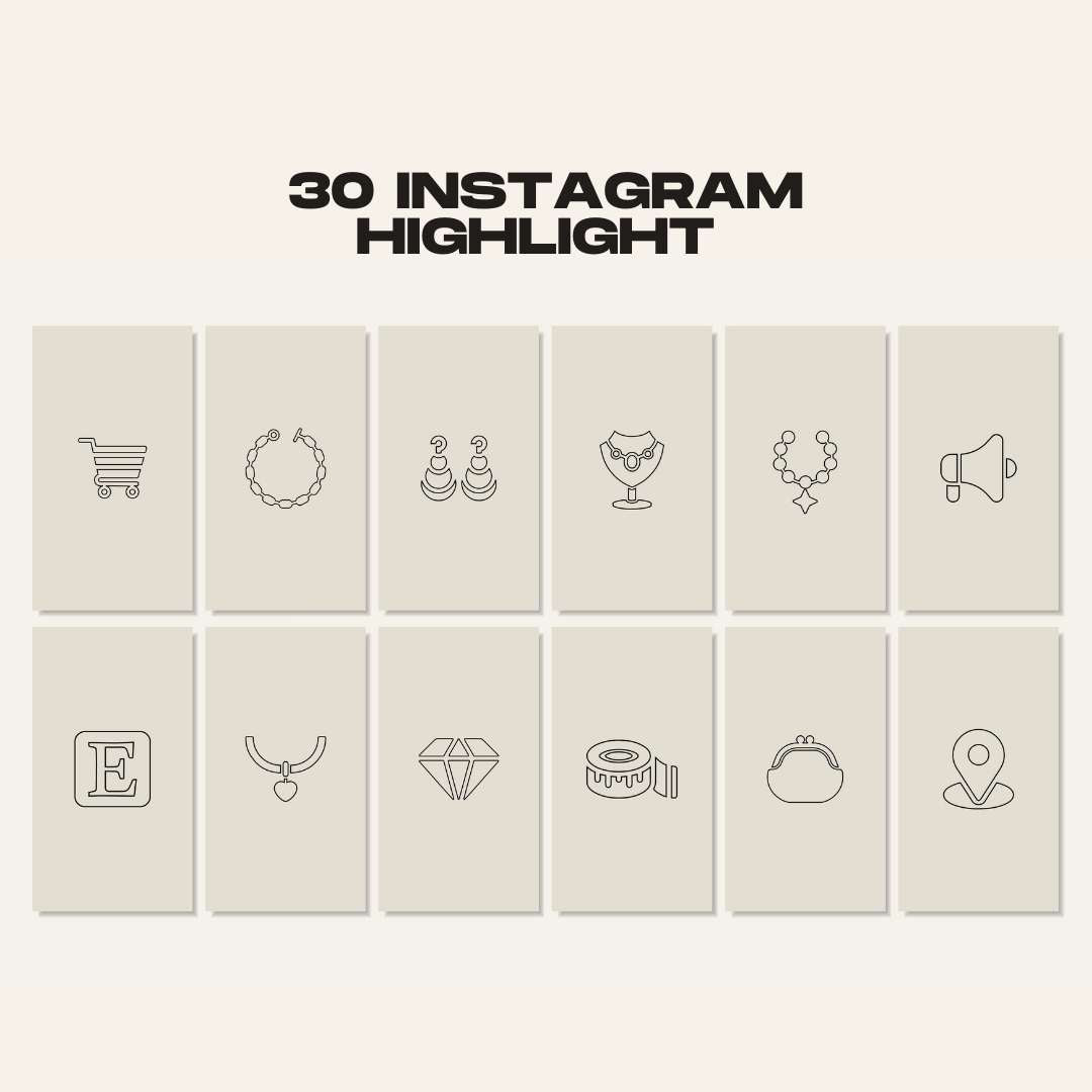 120 Jewelry Business Instagram Post - Social Media Canva Template