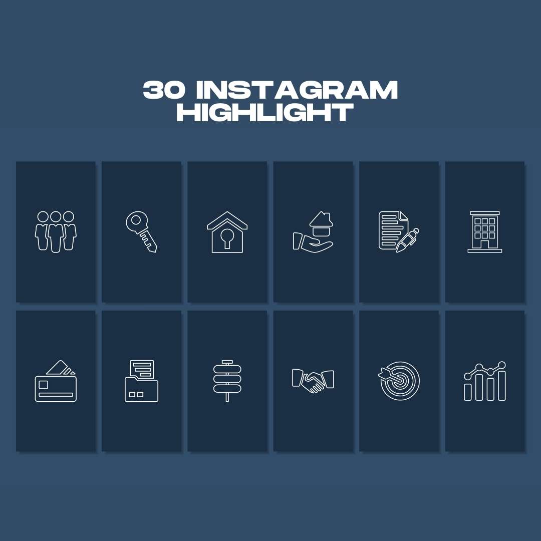 120 Blue Real Estate Instagram Post – Social Media Canva Template