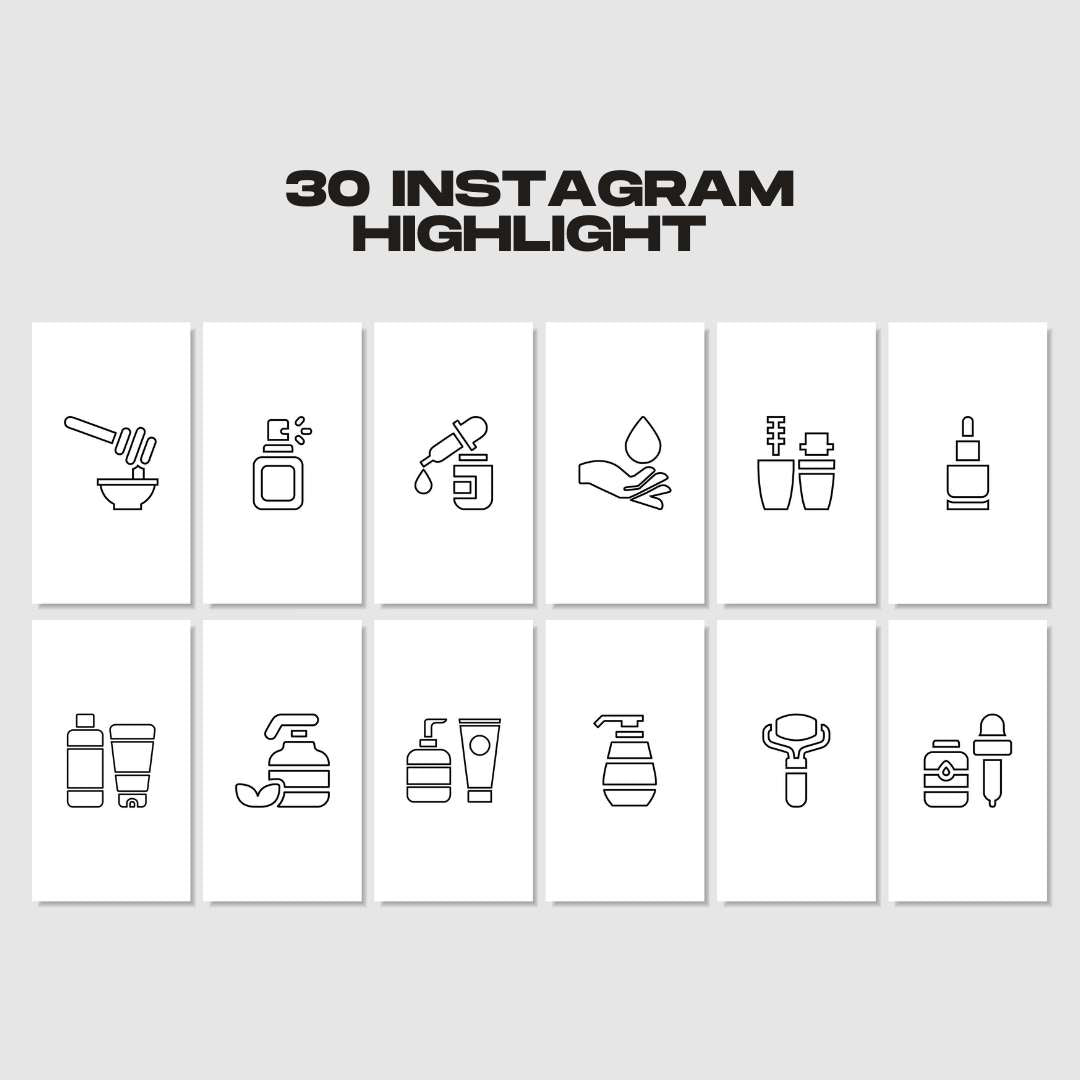 120 Skincare White Instagram Post – Social Media Canva Template