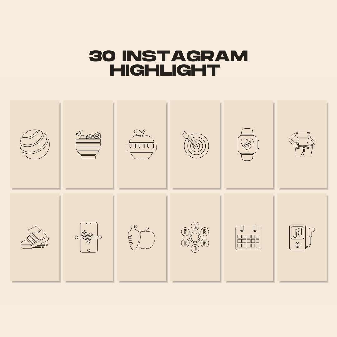 120 Wellness Beige Instagram Post – Social Media Canva Template